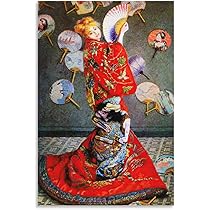 クロード・モネ、「The Red Hod-Madame Monet」、厳選 クロード・モネ / Springtime | 壁紙ギャラリー KAGIROHI